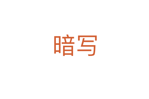 暗寫(xiě)
