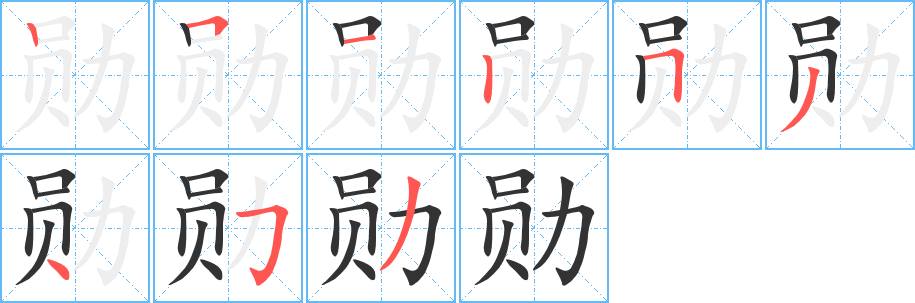 勛的筆順?lè)植窖菔?>
					
                    <hr />
                    <h2>勛的基本信息</h2>
                    <div   id=
